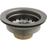 Master Plumber | 3 1/2-in Diameter Sink Basket Strainer, Stainless Steel