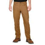 Milwaukee Men's 38 in. X 30 in. Khaki Cotton/Polyester/Spandex Flex Work Pants with 6 Pockets, Green