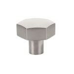 Emtek 86458US15 1.5 in. Mod Hex Cabinet Knob Satin Nickel