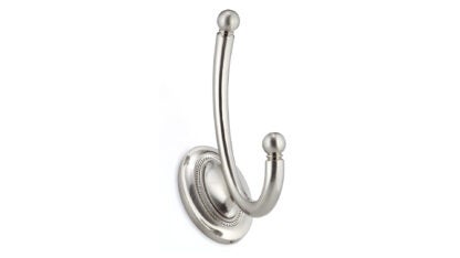 Richelieu Rh1403021195 5-9/16 Double Metal Coat Hook - Nickel