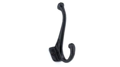 Richelieu Bp92344900 4-5/8 Double Iron Coat Hook - Black