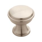 Amerock Westerly 1-3/16 in (30 Mm) Diameter Satin Nickel Cabinet Knob