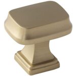 Amerock Revitalize 1-1/4 in (32 Mm) Length Golden Champagne Cabinet Knob