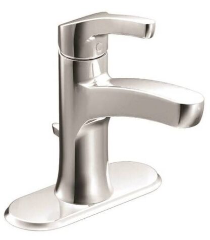 Moen Danika Chrome One-Handle High Arc Bathroom Faucet