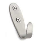 Richelieu Rh3403301195 2-15/16 Single Metal Coat Hook - Nickel