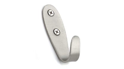 Richelieu Rh3403301195 2-15/16 Single Metal Coat Hook - Nickel