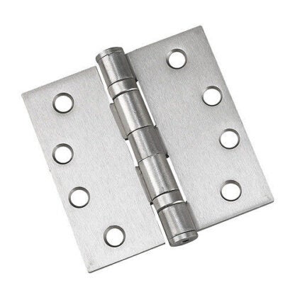 Richelieu 4822-B 4 X 4 Ball Bearing Square Corner Mortise Door Hinge - Nickel