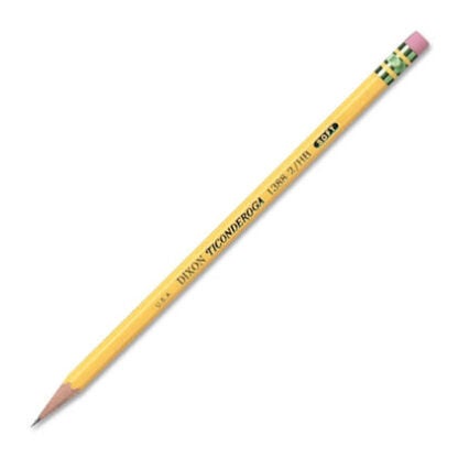 Dixon Ticonderoga Woodcase Pencil #2 HB Yellow 12-Count