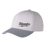 Milwaukee Small/Medium Gray WORKSKIN Fitted Hat