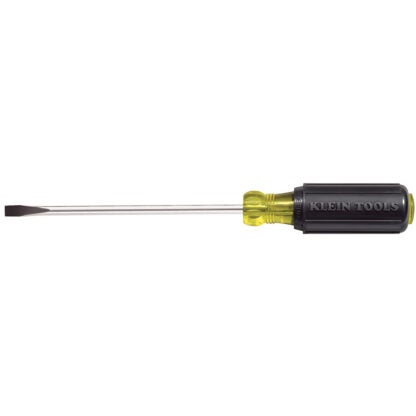 Klein Tools 6054 1/4-Inch Cabinet Tip Screwdriver 4-Inch Shank