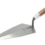 Marshalltown M/T19L12 19L Philadelphia Pattern Brick Trowel Leather Handle 12in