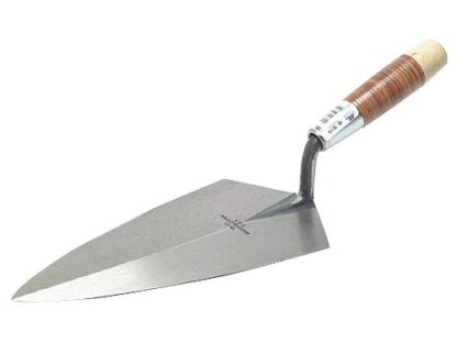 Marshalltown M/T19L12 19L Philadelphia Pattern Brick Trowel Leather Handle 12in