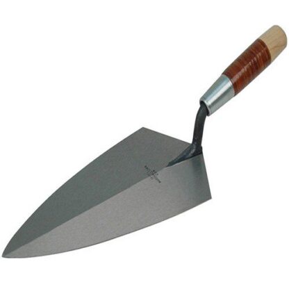 Marshalltown M/T1911L 19L Philadelphia Pattern Brick Trowel Leather Handle 11in