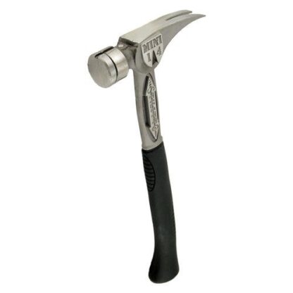 Stiletto TBM14RSC TiBone Mini-14 Ounce Replaceable Smooth Face Hammer with a Curved 16 Titanium Handle