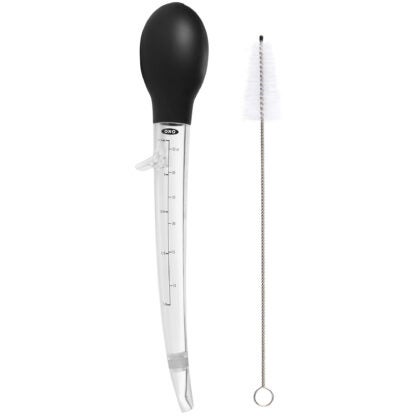 OXO Good Grips Angled Baster with Cleaning Brush