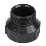 ABS Male Adapter & Bow Drain & Aeration - Black - 2-in