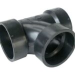 ABS Sanitary T-Fitting & Bow Drainage & Aeration, Black, Assorted Sizes