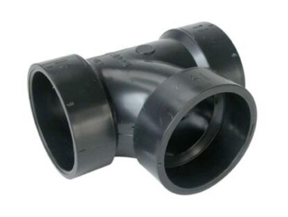 ABS Sanitary T-Fitting & Bow Drainage & Aeration, Black, Assorted Sizes