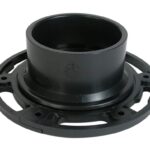 ABS Bow Floor Flange, Black, 3