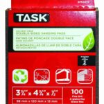 Task Tools SP64272 Solvent-Free ECO Double-Sided Sanding Pads 100 Grit 2-Pack