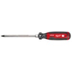 Milwaukee 6 in. #3 Square Screwdriver with Cushion Grip