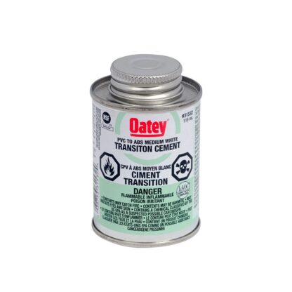 Oatey 4-fl Oz PVC/ABS Transition Cement