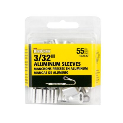 3/32 in. Aluminum Sleeves Bulk Pack