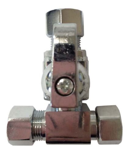 Compression Tee Valve 3/8 Inch X 3/8 Inch X 3/8 Inch