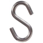 851878 3 in. Heavy Stainless Steel Open S Hook