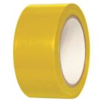 INCOM Safety Tape Solid Yellow, 6 Mil Thick, 2