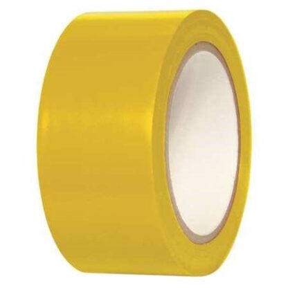 INCOM Safety Tape Solid Yellow, 6 Mil Thick, 2"W X 108'L, 1 Roll