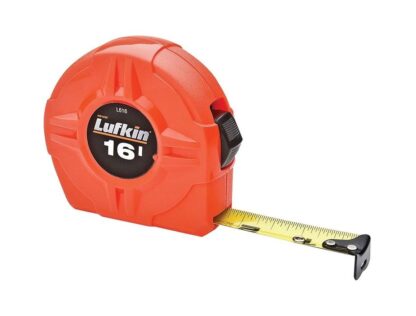 Crescent Lufkin 16 Tape Measure 3/4 X16 Blade Length High Visibility Orange