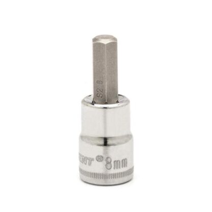 CHBS1N 0.37 in. Drive 0.16 in. SAE & Metric Hex Bit Socket, Nickel Chrome