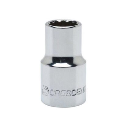 Apex Tool Group CDS84N 24 Mm 0.5 in. Drive 12 Point Nickel Chrome Metric Socket