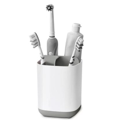 Joseph Joseph Toothbrush Holders - Gray & White EasyStore Toothbrush Caddy