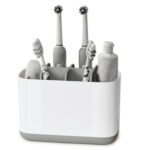 Joseph Joseph Toothbrush Holders - Gray & White EasyStore Extended Toothbrush Caddy