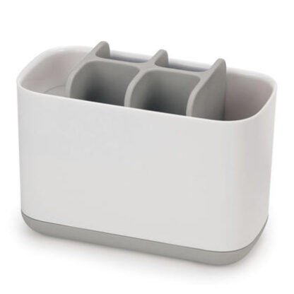 Joseph Joseph Toothbrush Holders - Gray & White EasyStore Extended Toothbrush Caddy