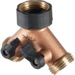 Melnor Brass 2 Way Hose Valve