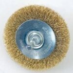 Vulcan Fine Grade Wire Wheel Brush 4 in Dia Carbon Steel Wire 1/4 in Dia