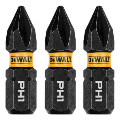 DeWalt DWAF1PH1IR3 1" x  1/4" Phillips Impact Screwdriving Bit - 3PK