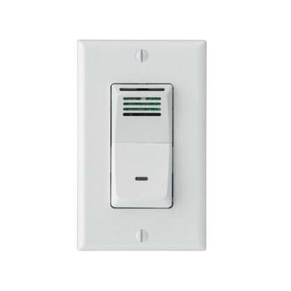 Broan P82WC Humidity Sensing Wall Exhaust Fan Control with Sensaire Technology, White