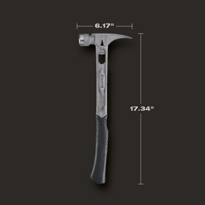 Stiletto TIB15MC 15oz TiBone Milled/Curved Titanium Hammer