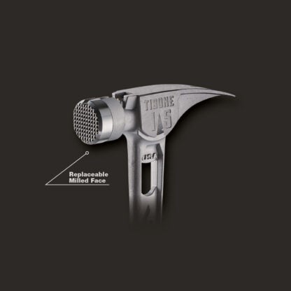 Stiletto TIB15MC 15oz TiBone Milled/Curved Titanium Hammer