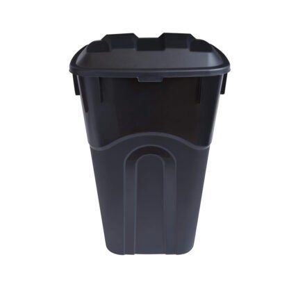 United Solutions TI0061 32-Gallon Trash Can - Black