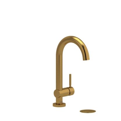 Riobel RU01BG Riu Single Handle Bathroom Faucet - Brushed Gold