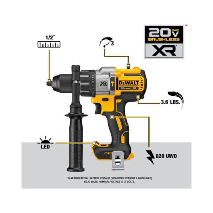 DeWalt DCK299M2 20V MAX XR Brushless Impact Driver & Hammer Drill Combo Kit