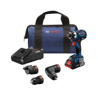 Bosch GSR18V-535FCB15 18V EC Brushless Flexiclick 5-in-1 Drill/Driver System with One CORE18V 4.0 Ah Battery