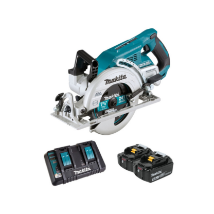 Makita DRS780PT2X 7-1/4" 18VX2 LXT Rear Handle Saw - 5.0 Ah Kit