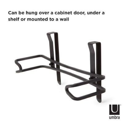 Umbra 1005752-040 Squire Multi-Use Paper Towel Holder - Black