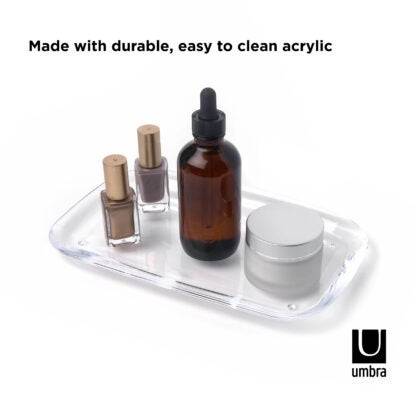 Umbra 1005786-165 Droplet Amenity Tray - Clear